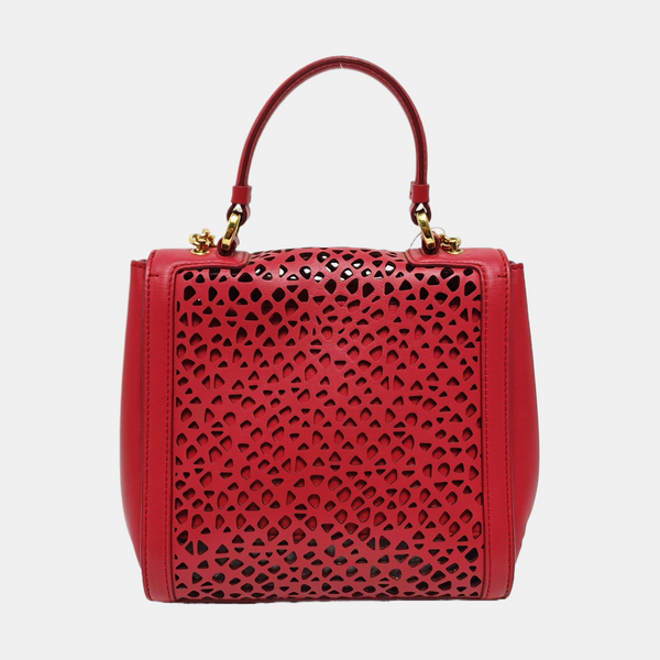 Calfskin Shoulder Bag Red