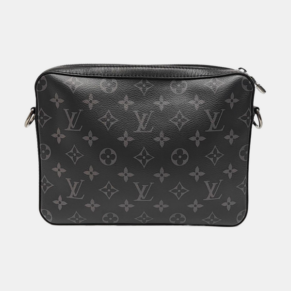 TRIO Monogram Coated Canvas Gray