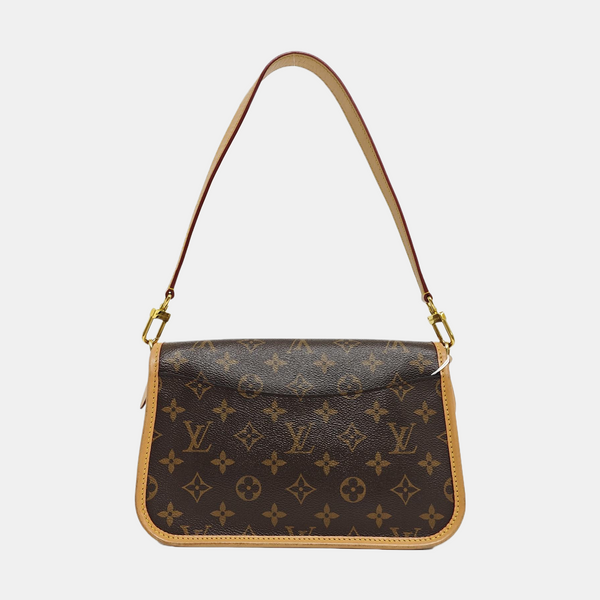 DIANE Monogram Coated Canvas Brown