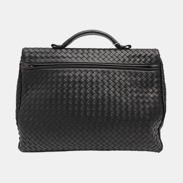 Calfskin Top Handle Bag Black