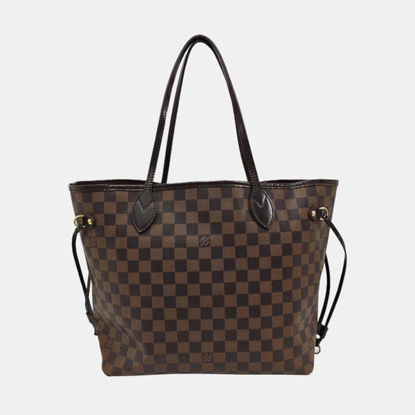 NEVERFULL MM Damier Ebene Coated Canvas Brown