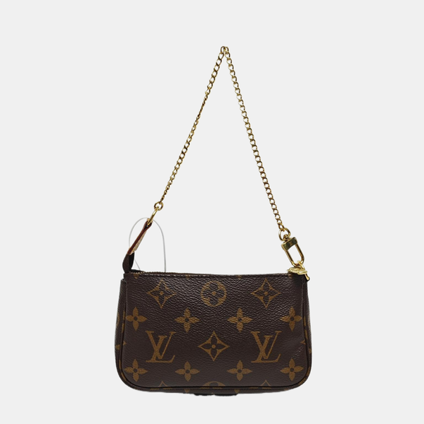 ACCESSOIRES Mini Monogram Coated Canvas Brown