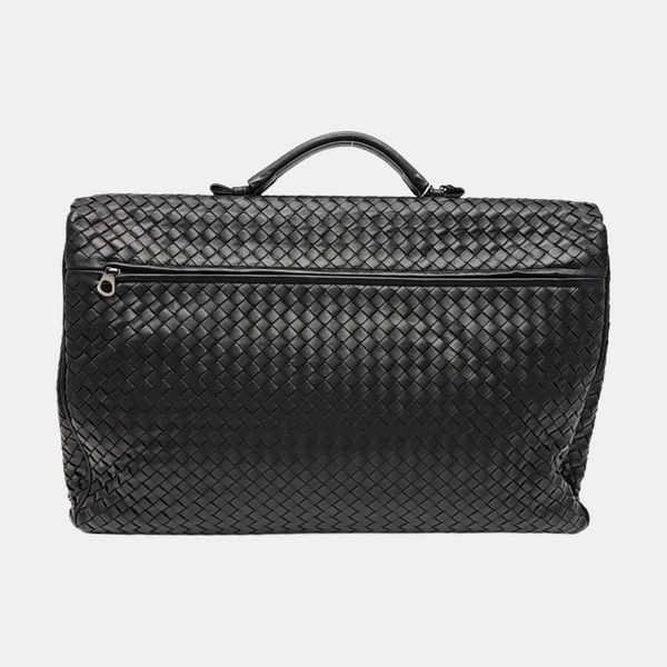 Calfskin Top Handle Bag Black
