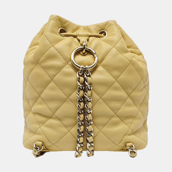Quilted Calfskin Yellow
