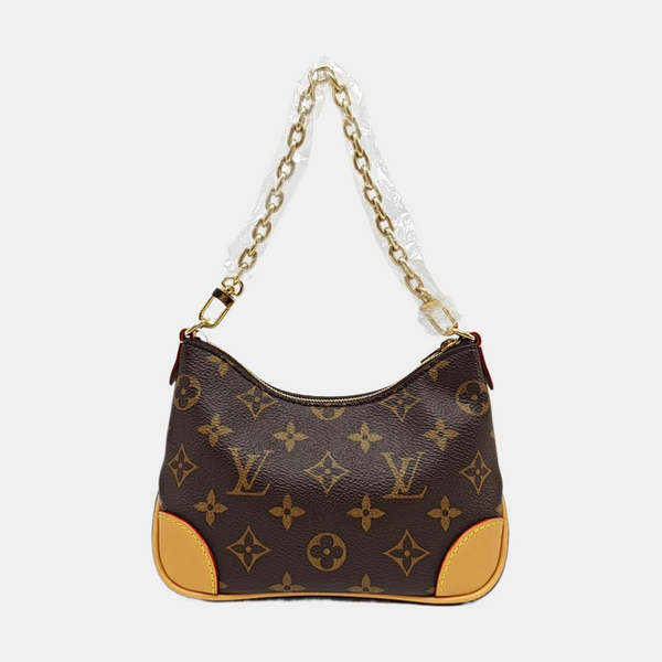 BOULOGNE Nano Monogram Coated Canvas Brown