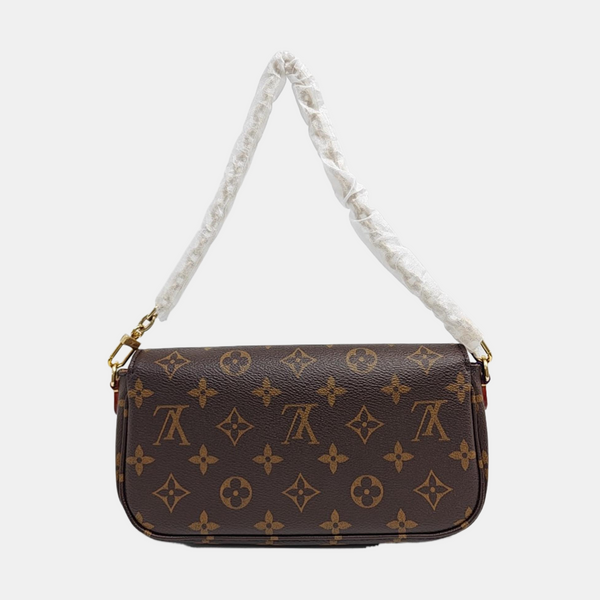 IVY Monogram Coated Canvas Brown