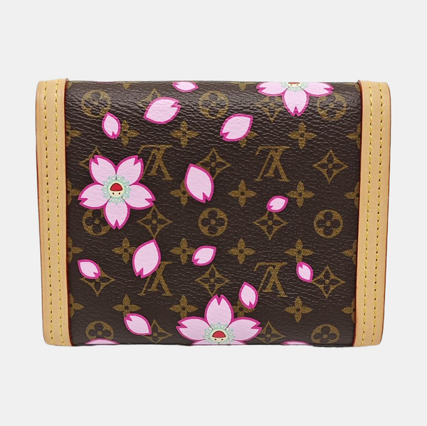 INTERNATIONAL Monogram Coated Canvas Brown Wallet