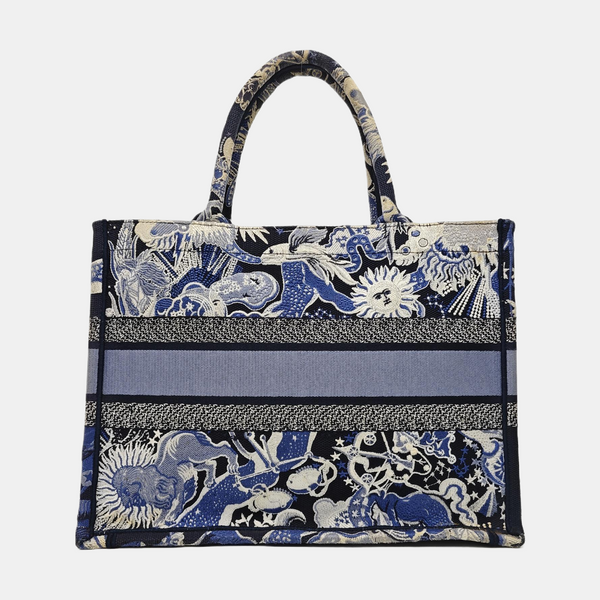 Book Tote Medium Canvas Blue