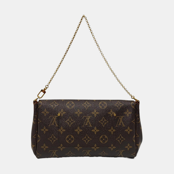 FAVORITE MM Monogram Coated Canvas Brown