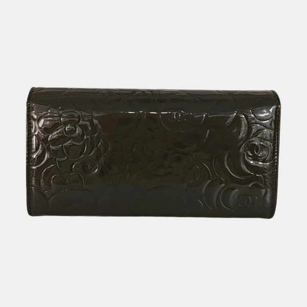 Patent Leather Shoulder Bag Green