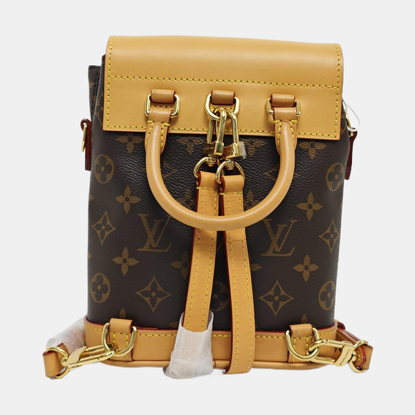 SOHO Mini Monogram Coated Canvas Brown