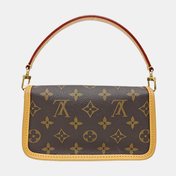 DIANE Nano Monogram Coated Canvas Brown