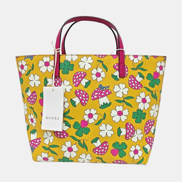 GG Imprime Coated Canvas Yellow