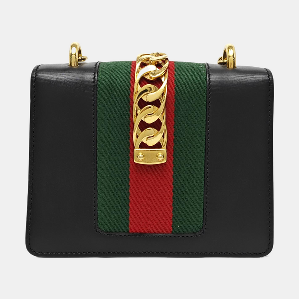 Sylvie Mini Calfskin Black