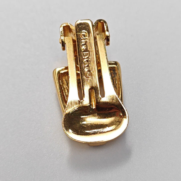Metal Gold Clip On Earrings