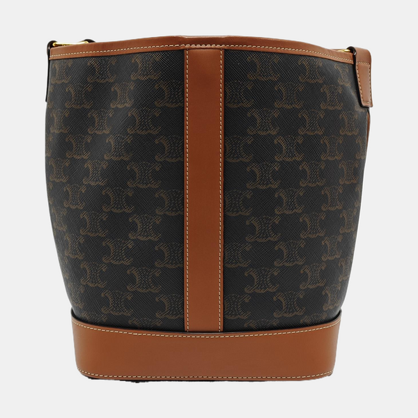 TRIOMPHE CANVAS Small Coated Canvas Brown