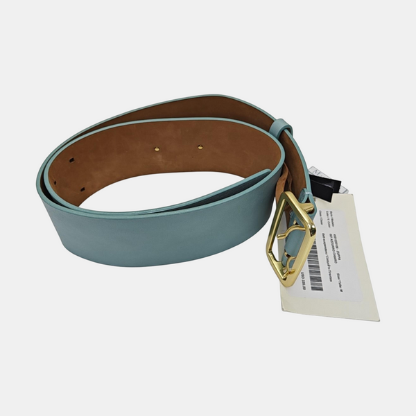Leather Belt Blue