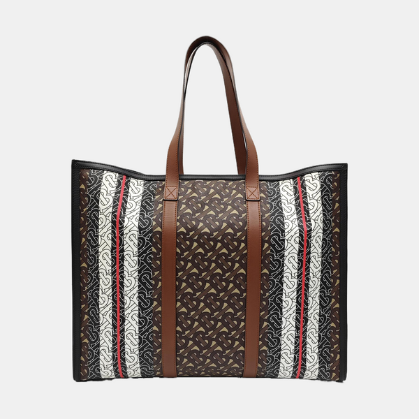 MONOGRAM Large Coated Canvas Brown