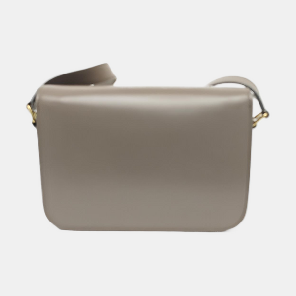 TRIOMPHE Medium Calfskin Gray