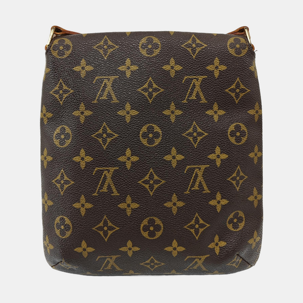 MUSETTE TANGO PM Monogram Coated Canvas Brown