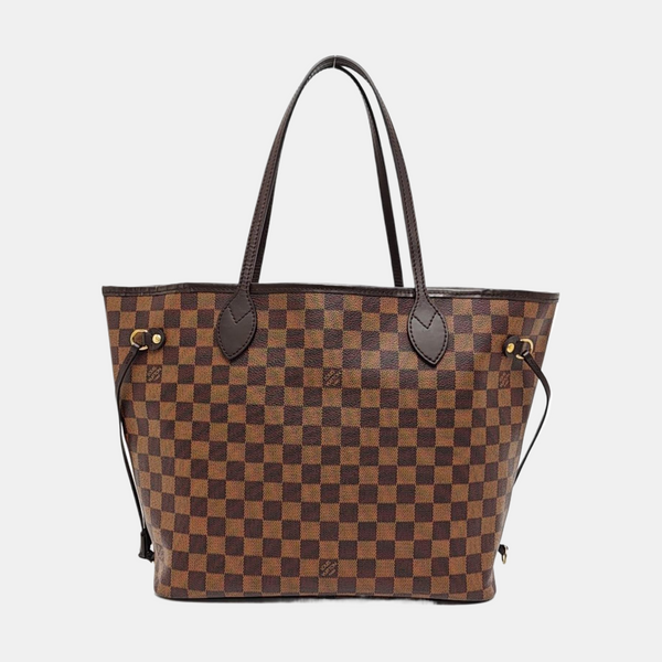 NEVERFULL MM Damier Ebene Coated Canvas Brown