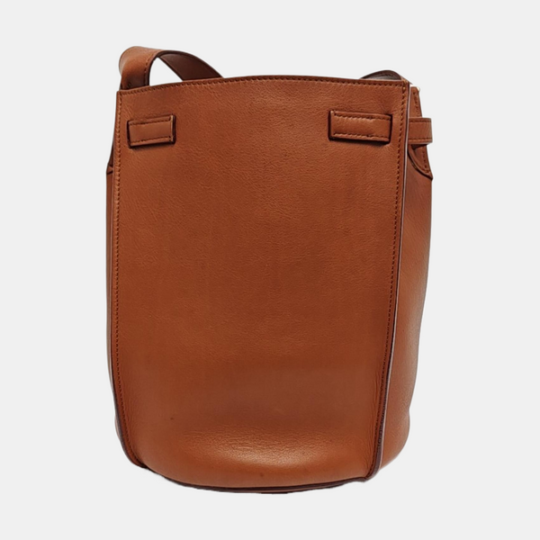 Authenticated pre-owned BIG BAG Calfskin Brown - Bucket Bag at Looply