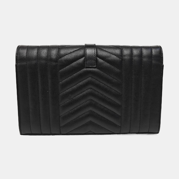 MONOGRAM Medium Chevron Calfskin Black