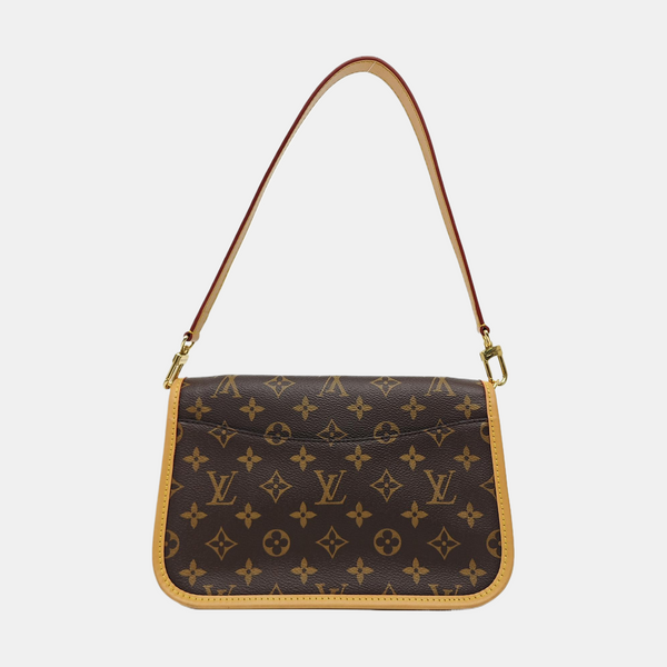 DIANE Monogram Coated Canvas Brown