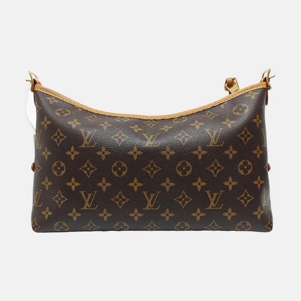 CARRYALL Small Monogram Coated Canvas Brown