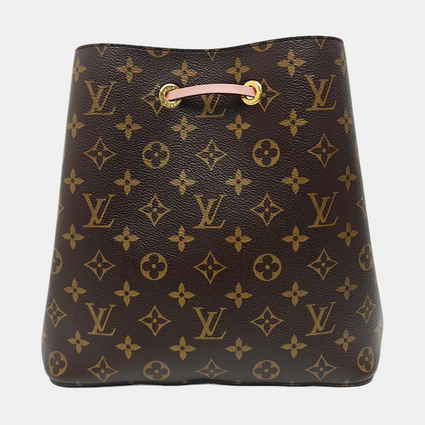 NÉONOÉ MM Monogram Coated Canvas Brown