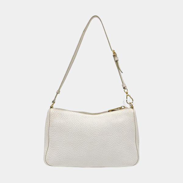 Calfskin Top Handle Bag White