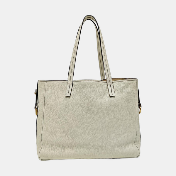 Calfskin Tote Bag White
