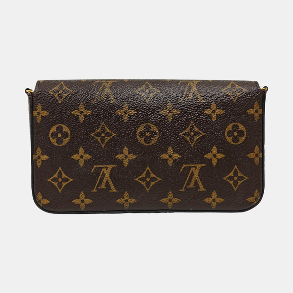 FÉLICIE Monogram Coated Canvas Brown