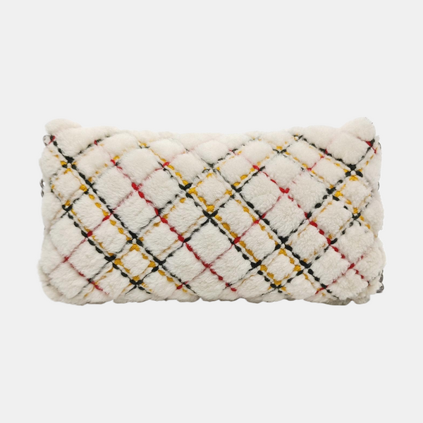 Fabric Crossbody Bag White