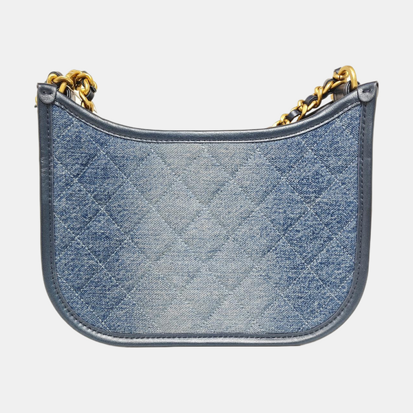 HOBO Quilted Denim Blue