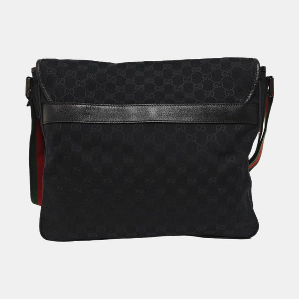 Monogram Canvas Shoulder Bag Blue