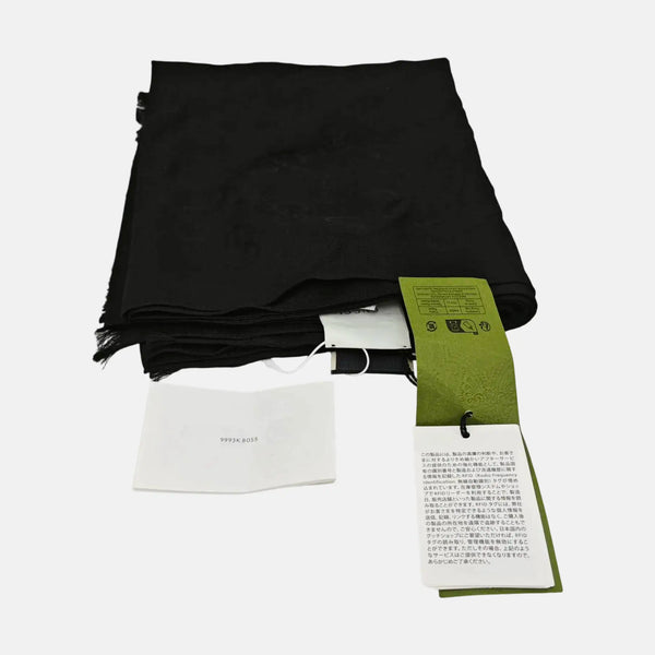 Wool Scarf Black