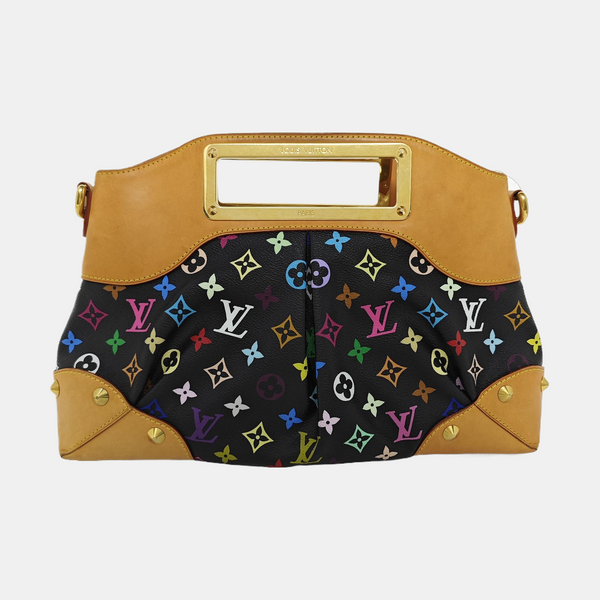 LV × TM JUDY MM Monogram Coated Canvas Black