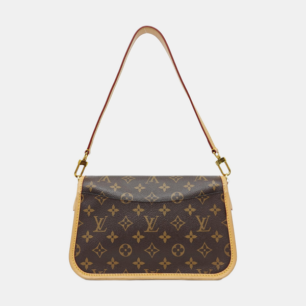 DIANE Monogram Coated Canvas Brown