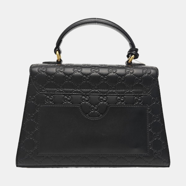Padlock Small Calfskin Black