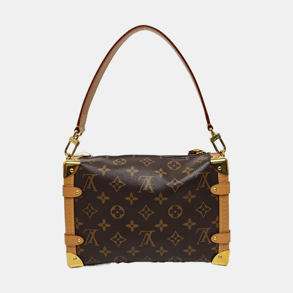 SIDE TRUNK MM Monogram Coated Canvas Brown