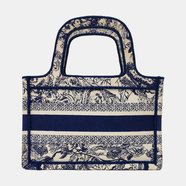 Authenticated pre-owned Book Tote Mini Fabric Blue - Tote Bag at Looply