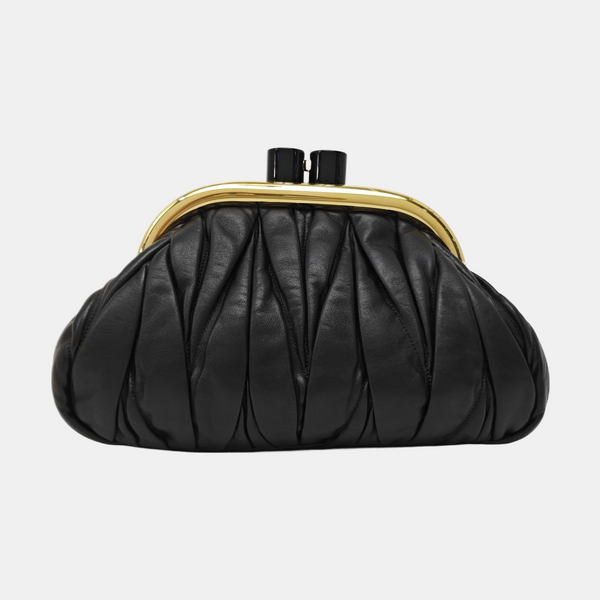 Miu Belle Lambskin Black