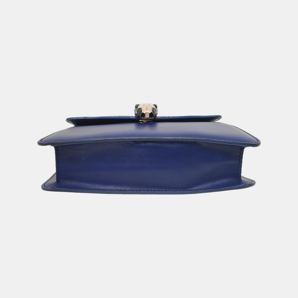 SERPENTI FOREVER Small Stingray Leather Blue