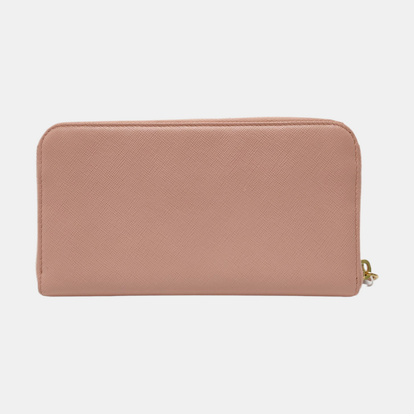 Saffiano Calfskin Wallet Pink