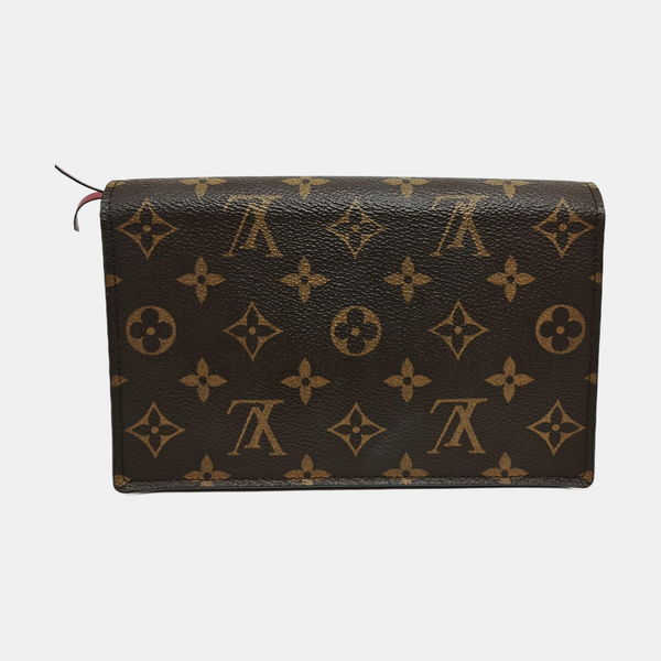 FLORE Monogram Coated Canvas Brown