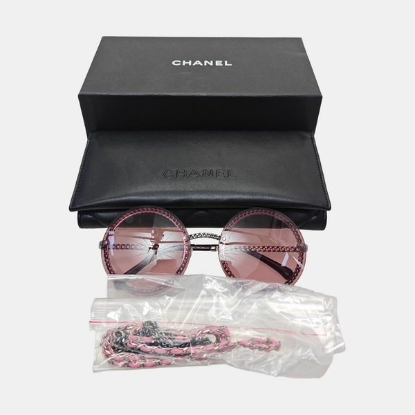 Metal Sunglasses Purple