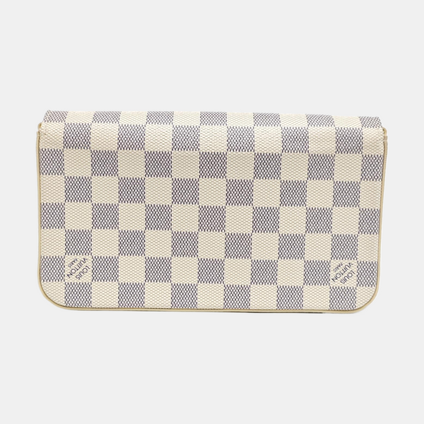 FÉLICIE Damier Azur Coated Canvas White