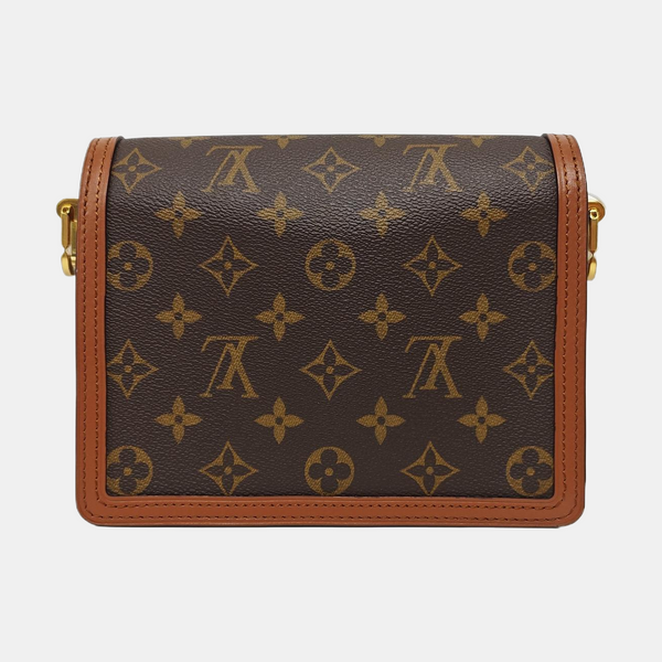 DAUPHINE Mini Monogram Coated Canvas Brown