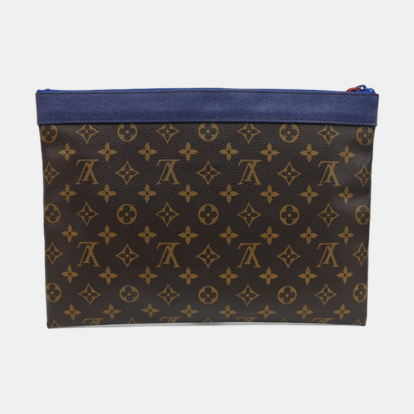 DISCOVERY Monogram Coated Canvas Brown